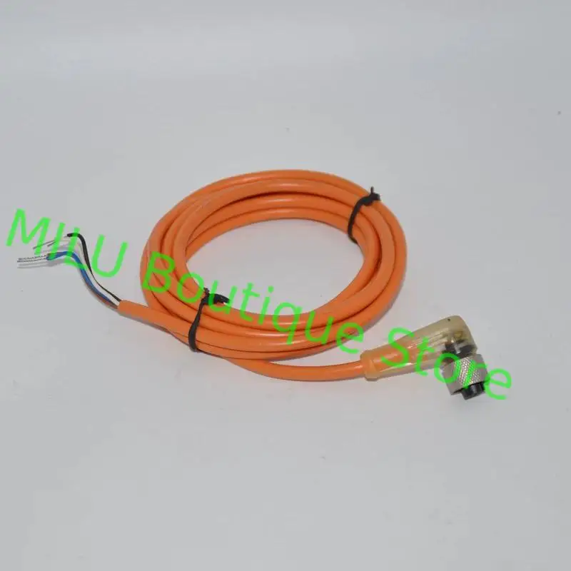 M12 NPN/PNP Näherungssensor-Anschluss mit LED-Winkeltyp, weibliches Sensorkabel, Steckverbinder, 5 m Kabel