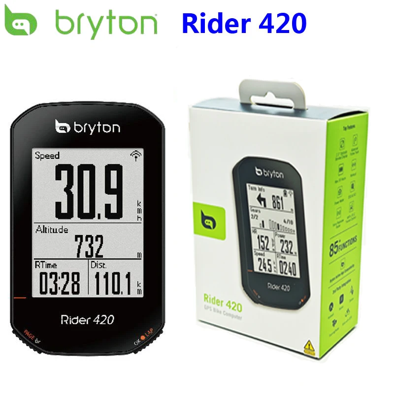 bryton Rider 420 ＋bryton スピードセンサー Amazon | Bryton Rider 420 センサーバンドル 2.3インチ LCD