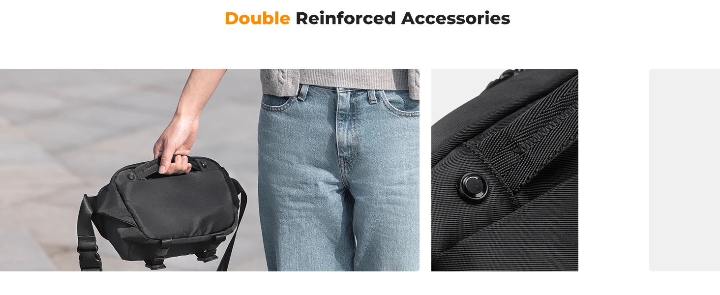 K&F CONCEPT 4L Camera Sling Bag Lightweight Travel Photography Shoulder Bag For Canon Sony DSLR SLR Camera Case Tripod Holder