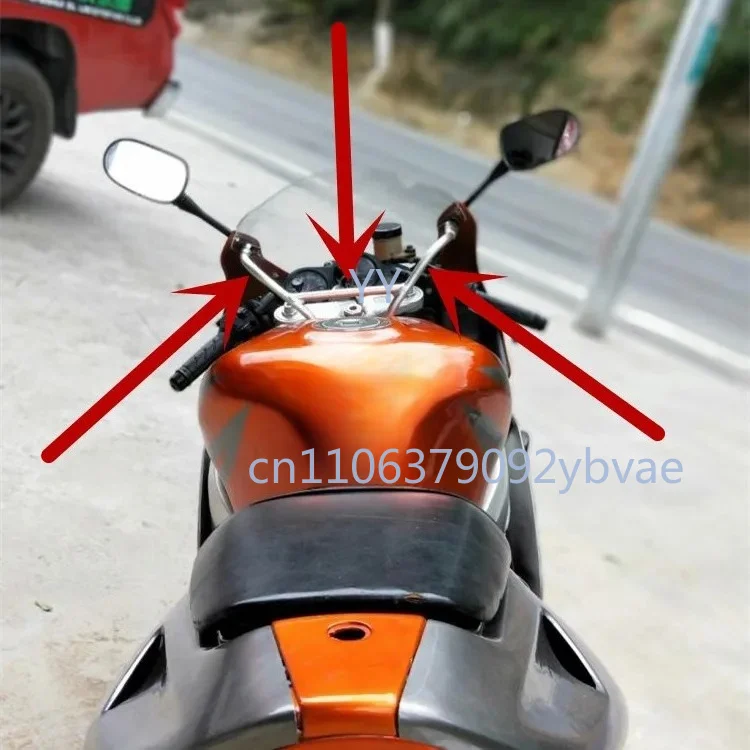 

Motorcycle Windshield Windscreen Headlight Bracket Reverse Rearview Mirror Bracket for Honda CBR900 CBR919 1998 - 1999