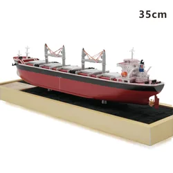 Ship Model Customization 35cm Five-cabin Bulk Carrier Model Gift Cargo Ship Model Logo Customization