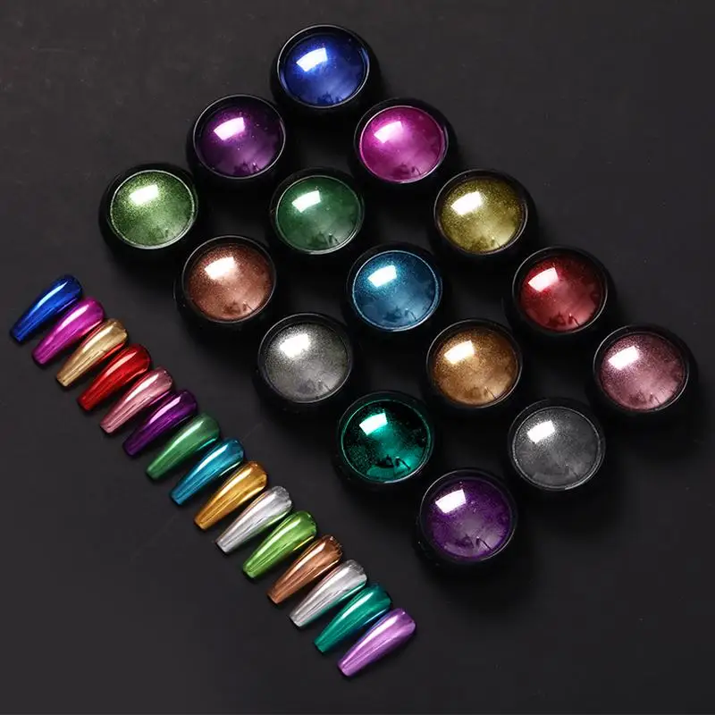 15 Colors Nail Mirr…
