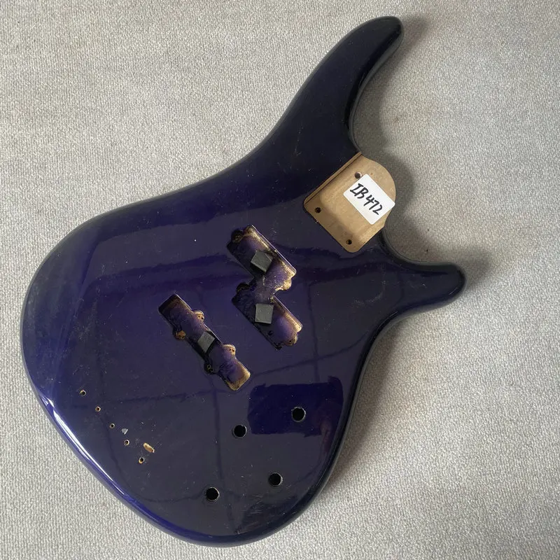 

IB472 Purple Color 4 OR 5 String Electric Bass Body Solid Wood Active PJB Pickups Replace DIY Part Custom Order Right Hand