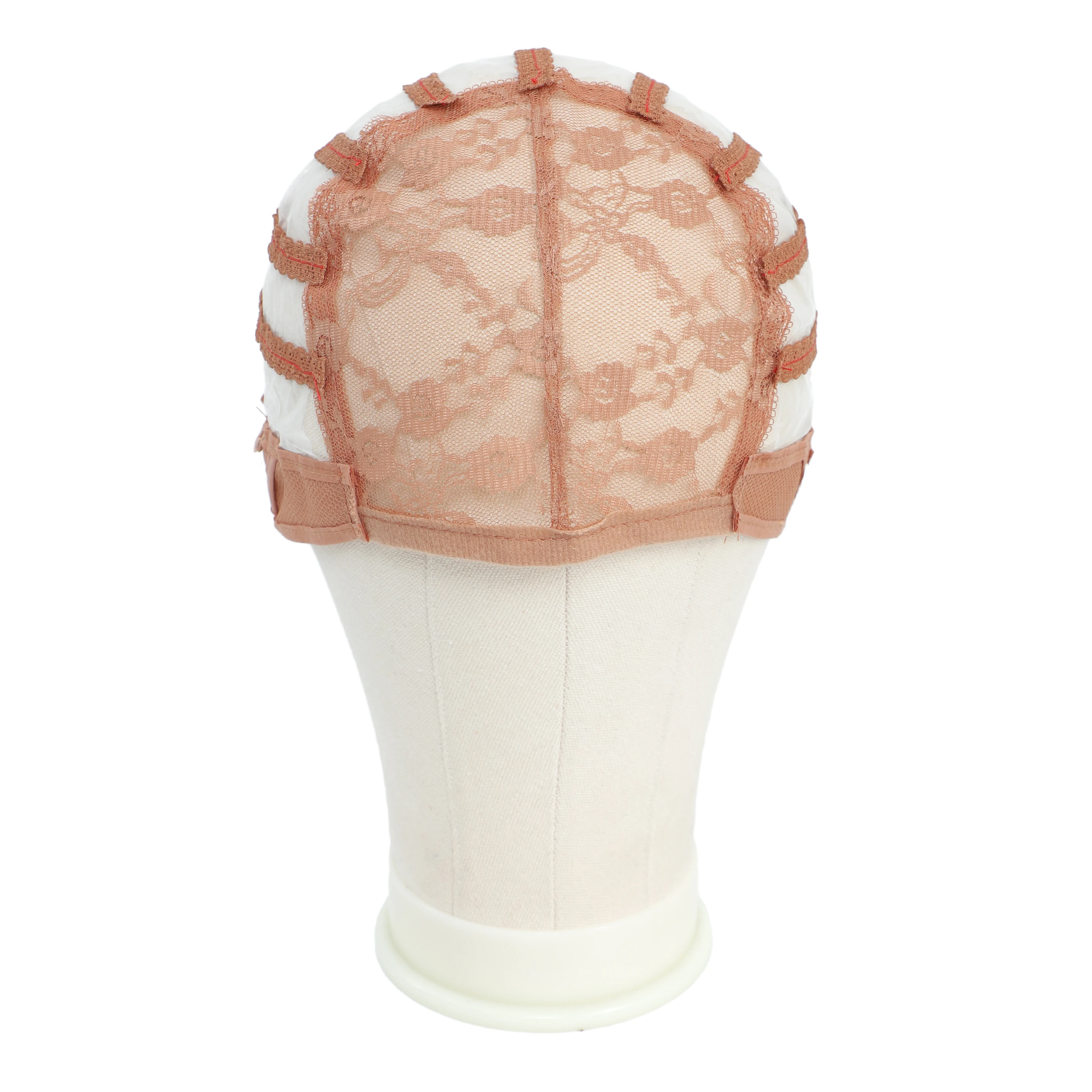 5pcs/lot Wig Caps for Making Wigs with Elastic Band on the Back Easy Weaving Ventilated Wig Caps with Plastic