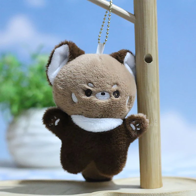 Cute Raccoon Pendant Plush Toy Little Fox Doll Bag Pendant Doll Keychain Accessories