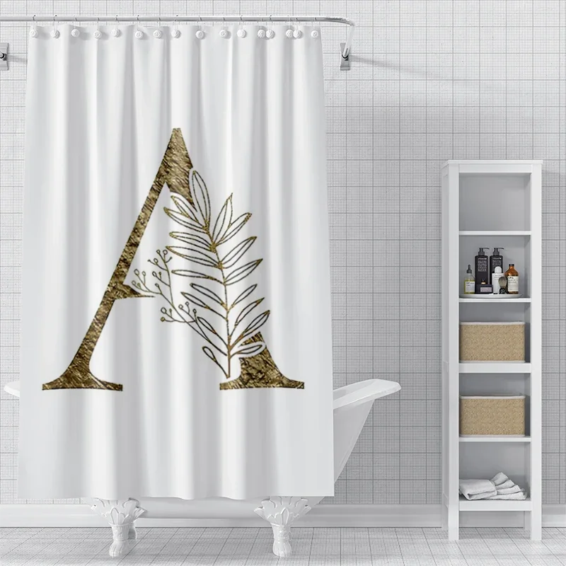 Home decor 26 letter shower curtains for bathroom waterproof fabric bathroom Curtains modern shower curtain 180x200 240x200