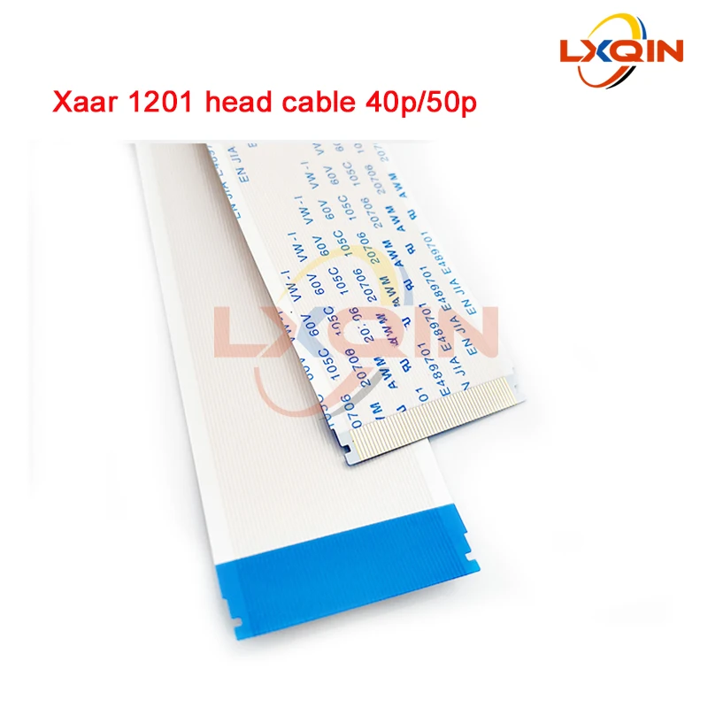 LXQIN durable Xaar 1201 head cable flat cable data FFC 40pins 50pins 35cm for Xaar1201 printhead for inkjet printer