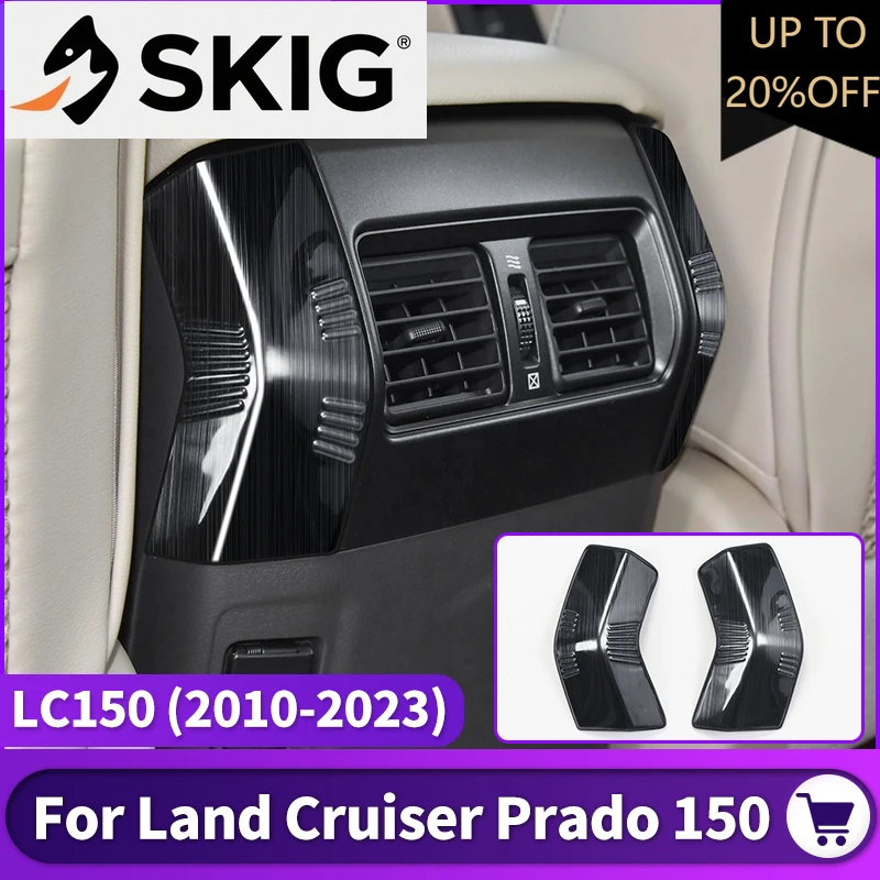 

Для Toyota Land Cruiser Prado 150 2010-2023 года, подлокотник, вентиляционное отверстие, угловая защита, патч LC150, аксессуары для украшения интерьера
