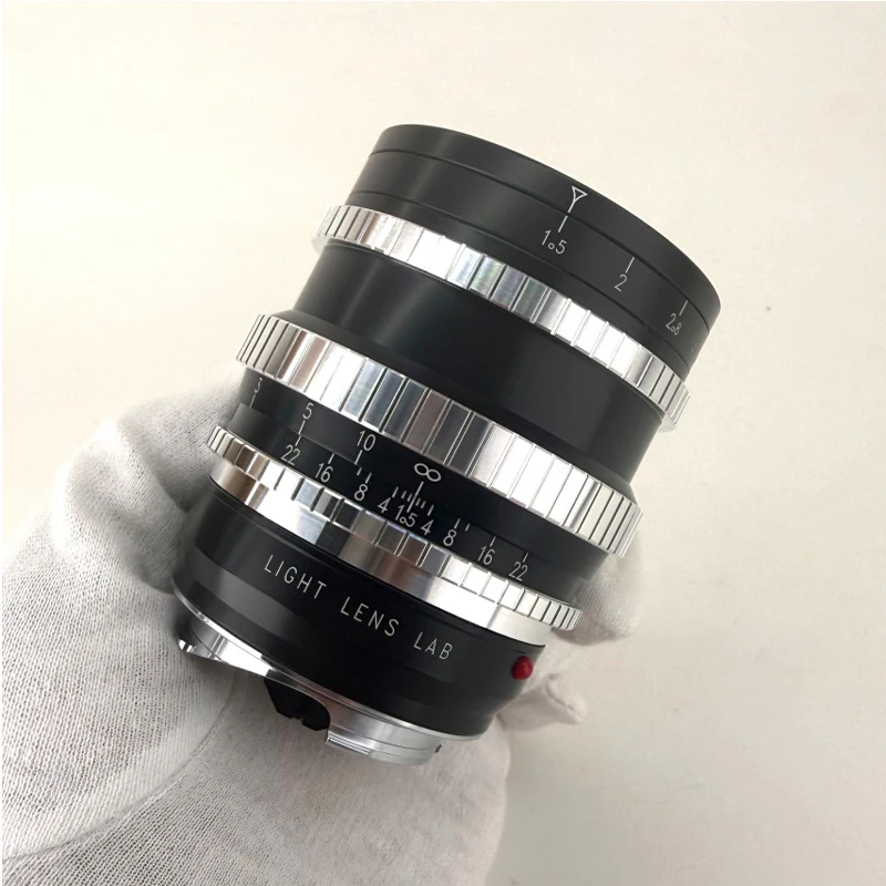 Light Lens Lab 75mm F1.5 Lens Z21 Matte Black Angenieux S21 for Leica M M3 M6 M9 M10 M240 rangefinder Lens Full Frame