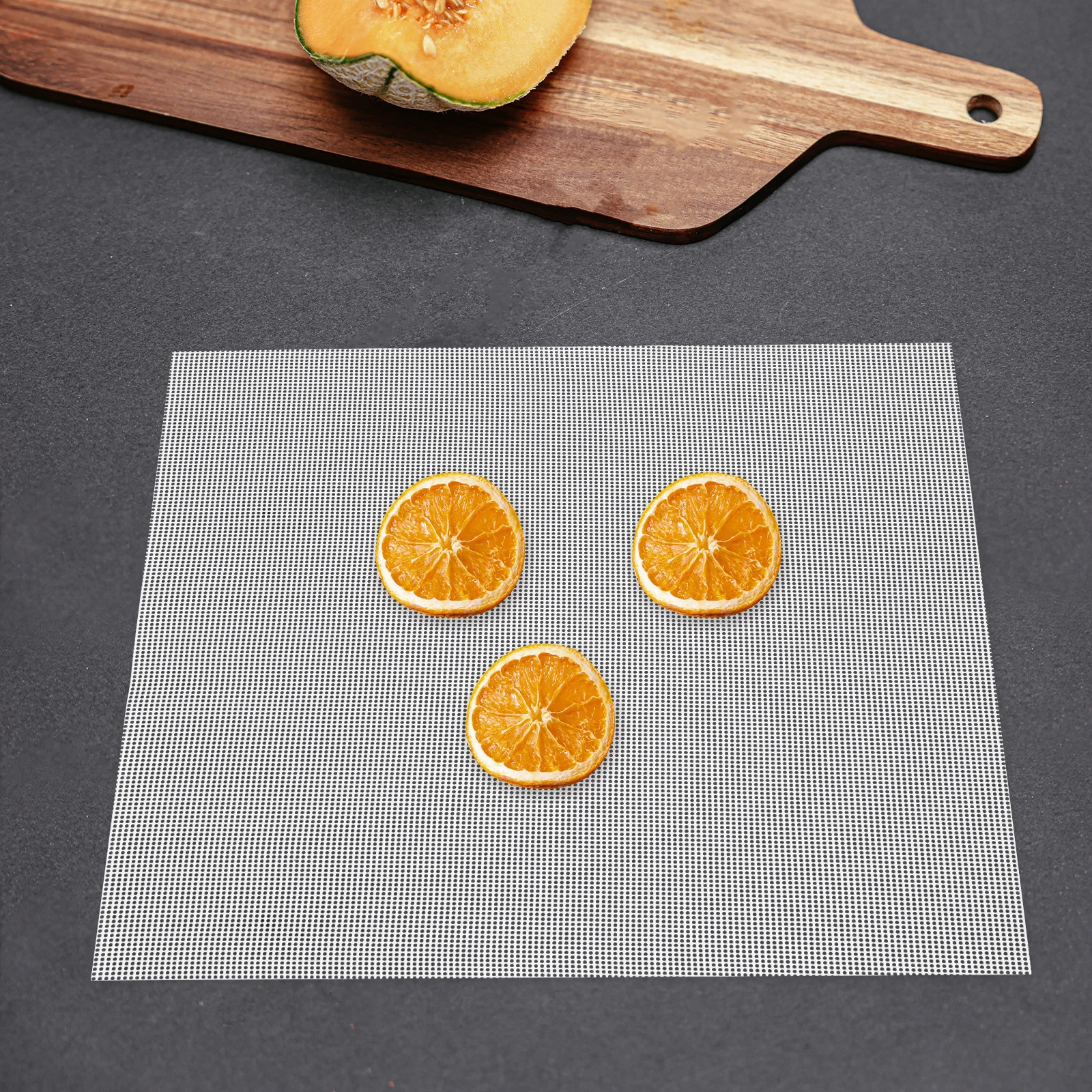 

2Pcs Silicone Reusable Dehydrator Sheets Square Nonstick Fruit Vegetable Jerky Dryer Mats Food Dryer Dehydrator Sheets