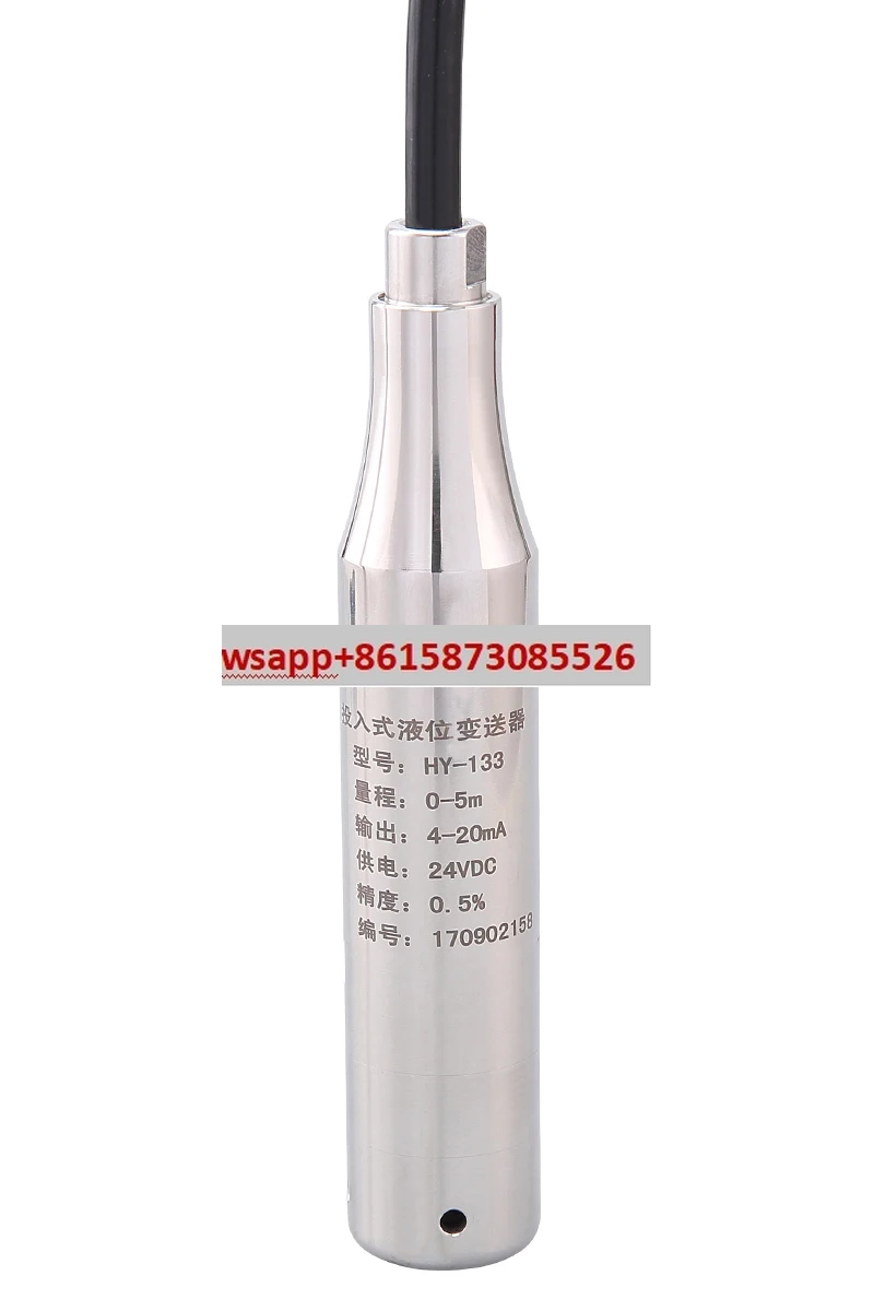 

Коррозионностойкий входной датчик уровня жидкости, датчик 4–20 мА, датчик уровня воды с цифровым дисплеем, высокая точность