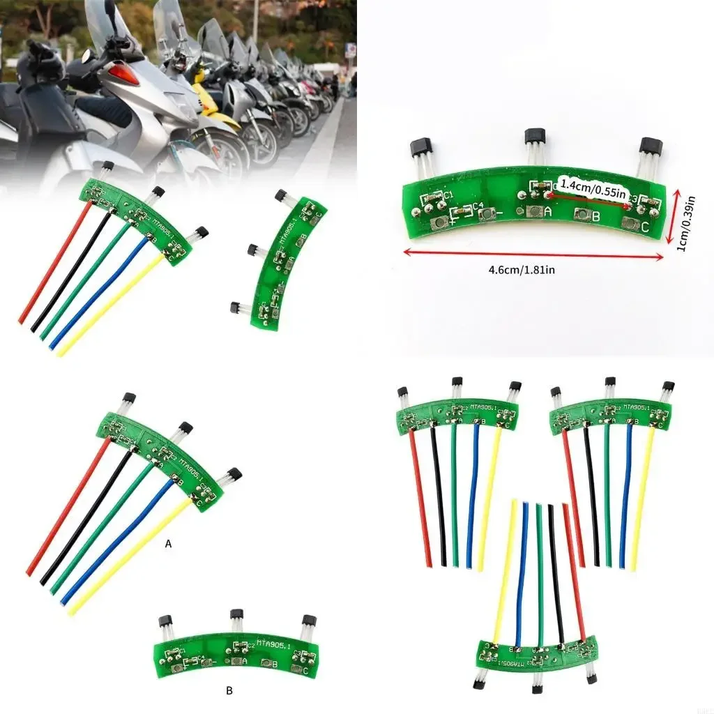 

Печатная плата датчика Холла для электровелосипедных двигателей мощностью 500-2000 Вт, двухколесный двигатель, двигатели 120