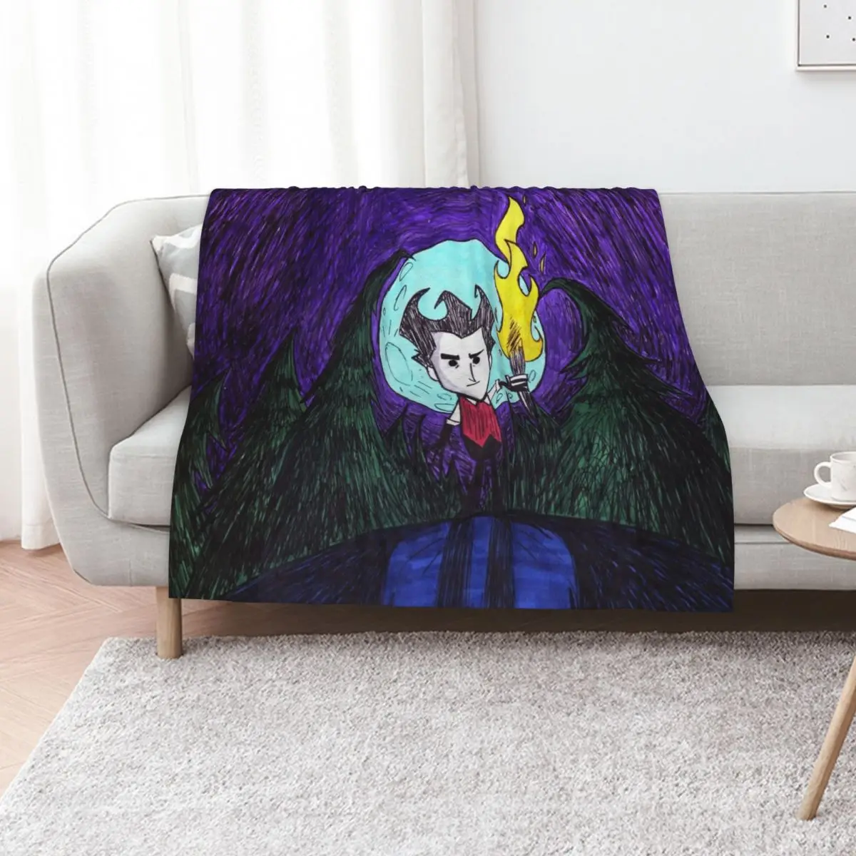 Don't Starve Throw Blanket For Sofa Thin Sleeping Bag Flannel Blankets For Sofas decorative heavy to sleep Blankets