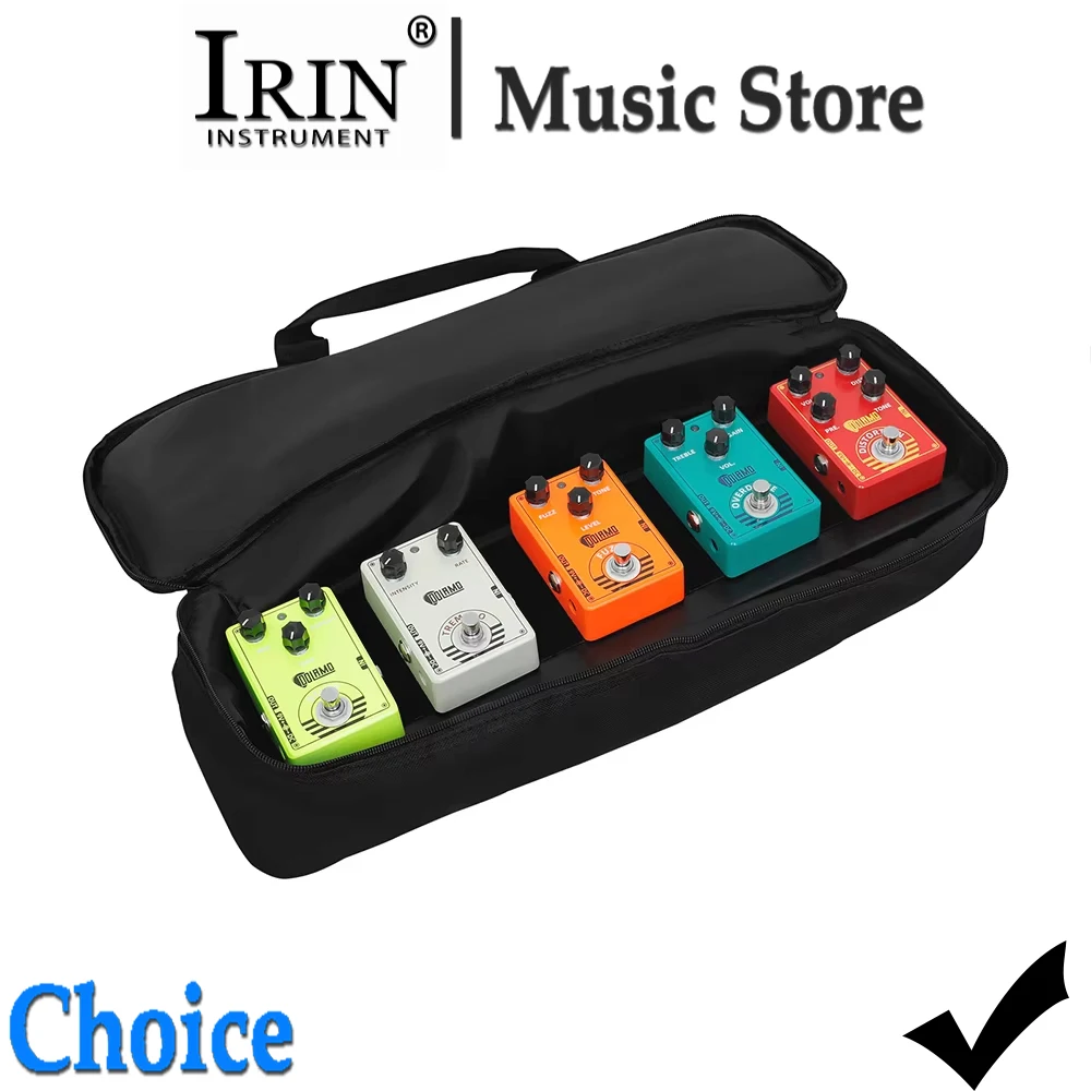 Caline CB-107 Guitar Pedalboard Effect Pedal Board Stand Black Aluminum Alloy Stringed Instrument Accessory with Carrying Bag