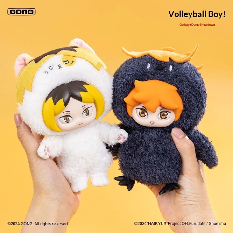 Haikyu!! The Dumpster Battle Series Kawaii Plush Pendant Vinyl Plush 15cm Kuroo Tetsuro Anime Peripheral Colle Gift Action