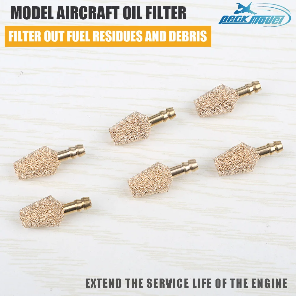Brass Anti-Bubble Weighted Fuel Oil Filter for Model Cars Boats Aircraft - Durable Filter Weight Solution