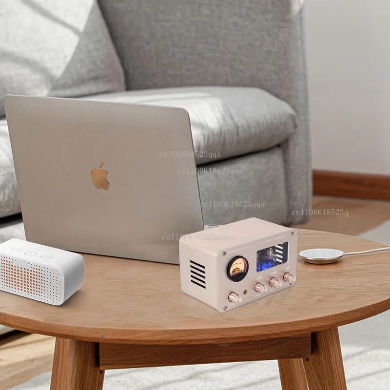 HiFi Power Amplifier Electronic Tube Tone Tuner Front Stage Bluetooth USB Disk Lossless Decoding