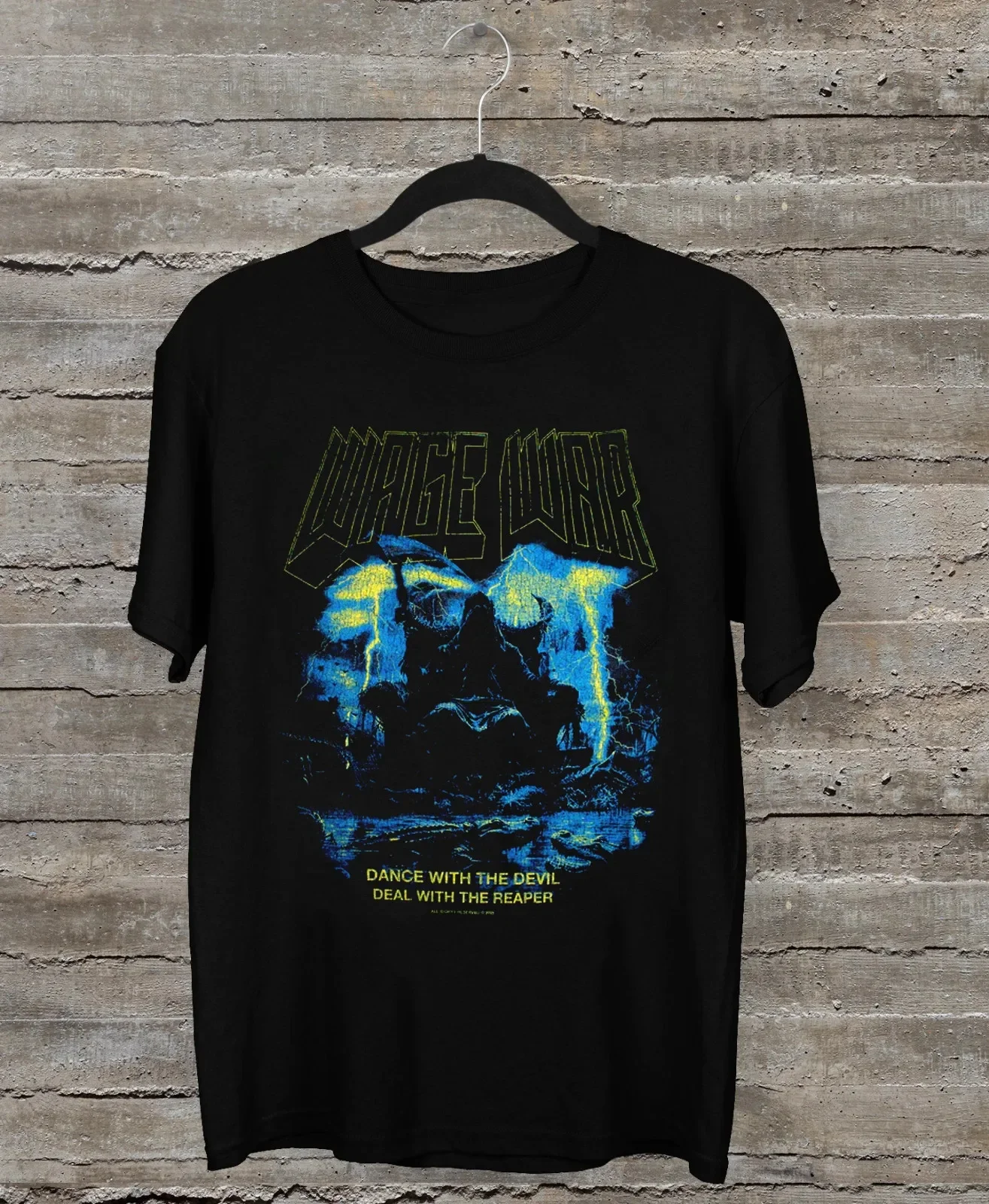 Wage War - Swamp Reaper Tour 2025 Tee Shirt Black All Size Gift Fan