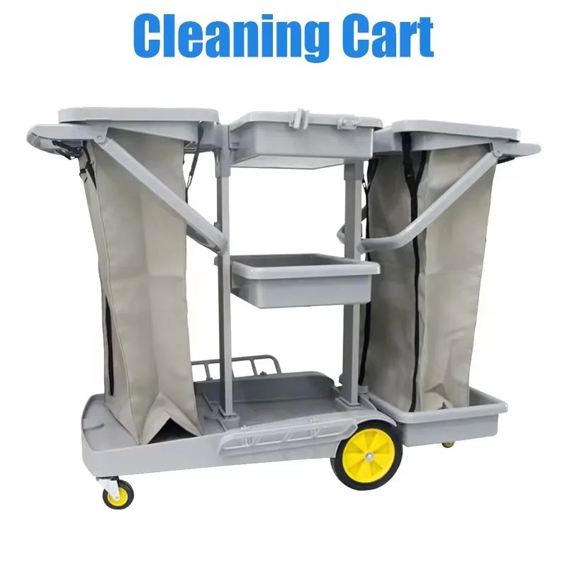 Carro multifuncional Service Cart, Carrinho De Limpeza Especial, Porteiro Alto, Escritório