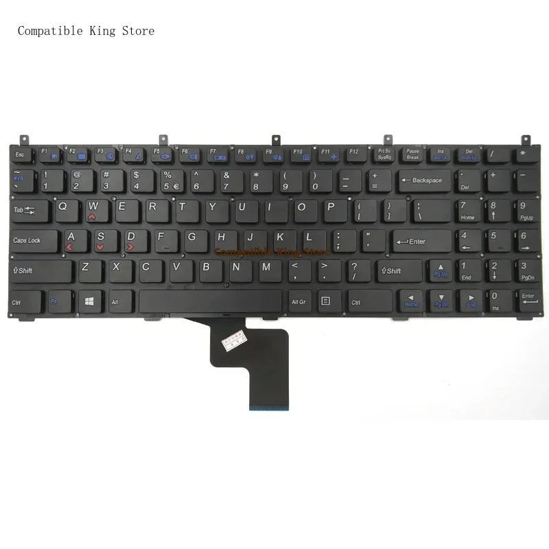 d+New Laptop Keyboard For Clevo P150HM P151SM1 P170HM P180HM W150ER W150ERQ W150EX W150HN W150HNM W150HR W150HRM W150HRQ Series