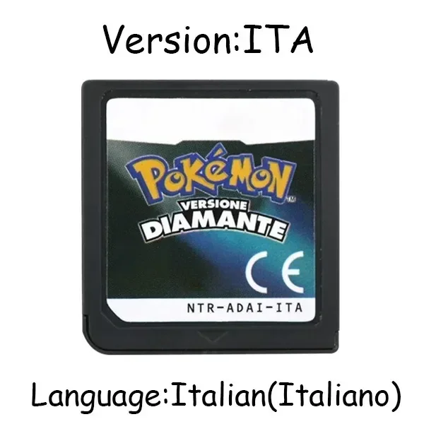 Pokemon Series DS Game Cartridge Video Game Console Card HeartGold SoulSilver Diamond Platinum Pearl Meertalig voor NDS 3DS