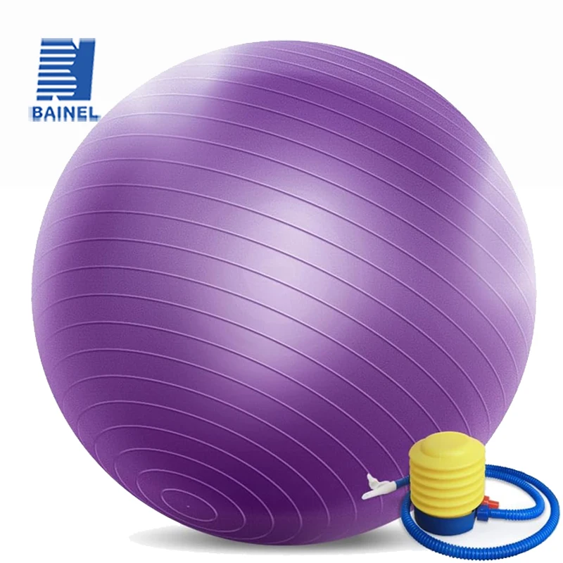 

PVC Fitness Balls Yoga Ball Thickened Explosion-proof Exercise Home Gym Pilates Equipment Balance Ball 55cm/65cm/75cm