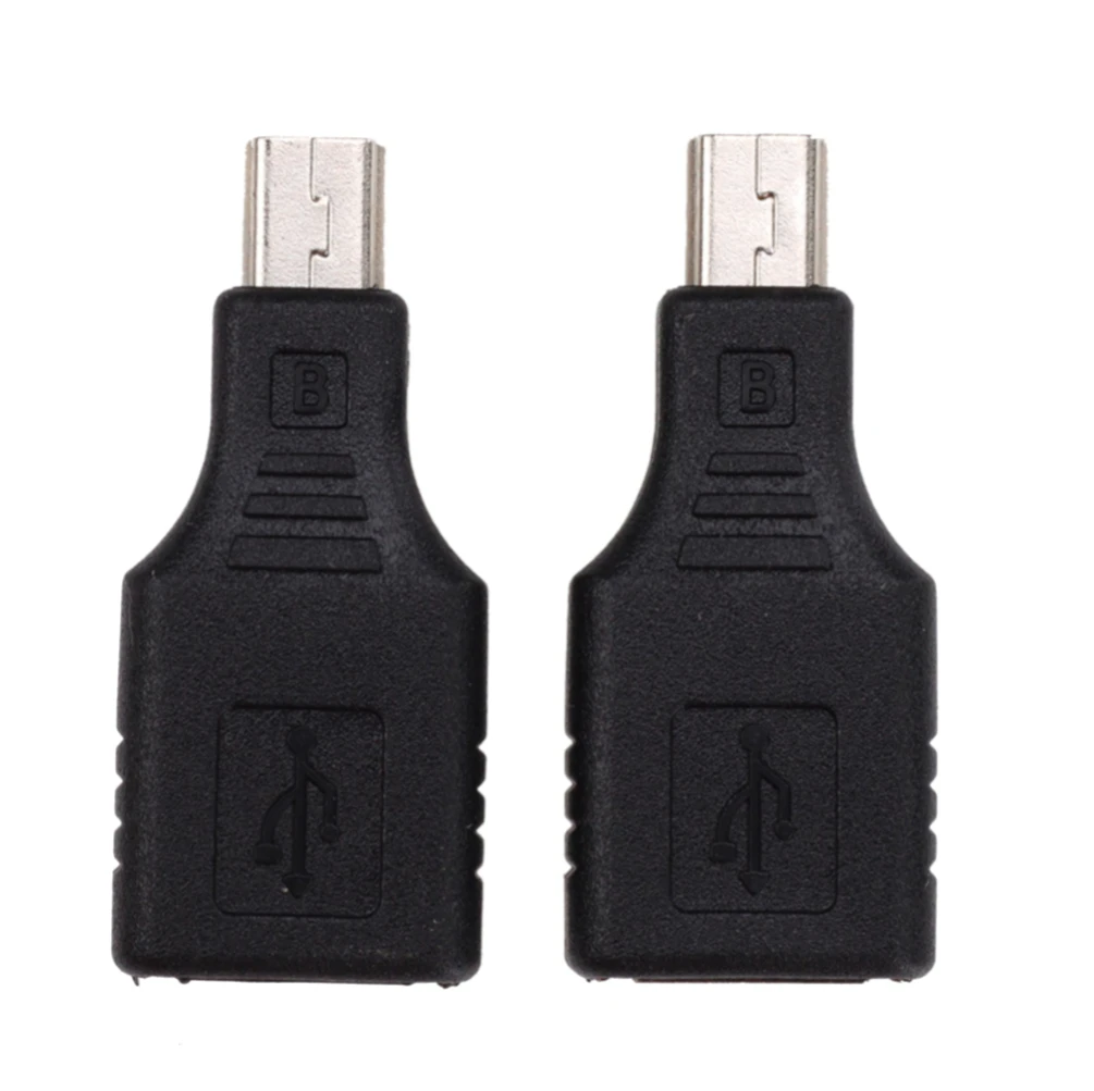 

100pcs Mini USB Male To Usb Female Converter Connector OTG Adapter for MP3 MP4 Mobile Phone Tablets PC