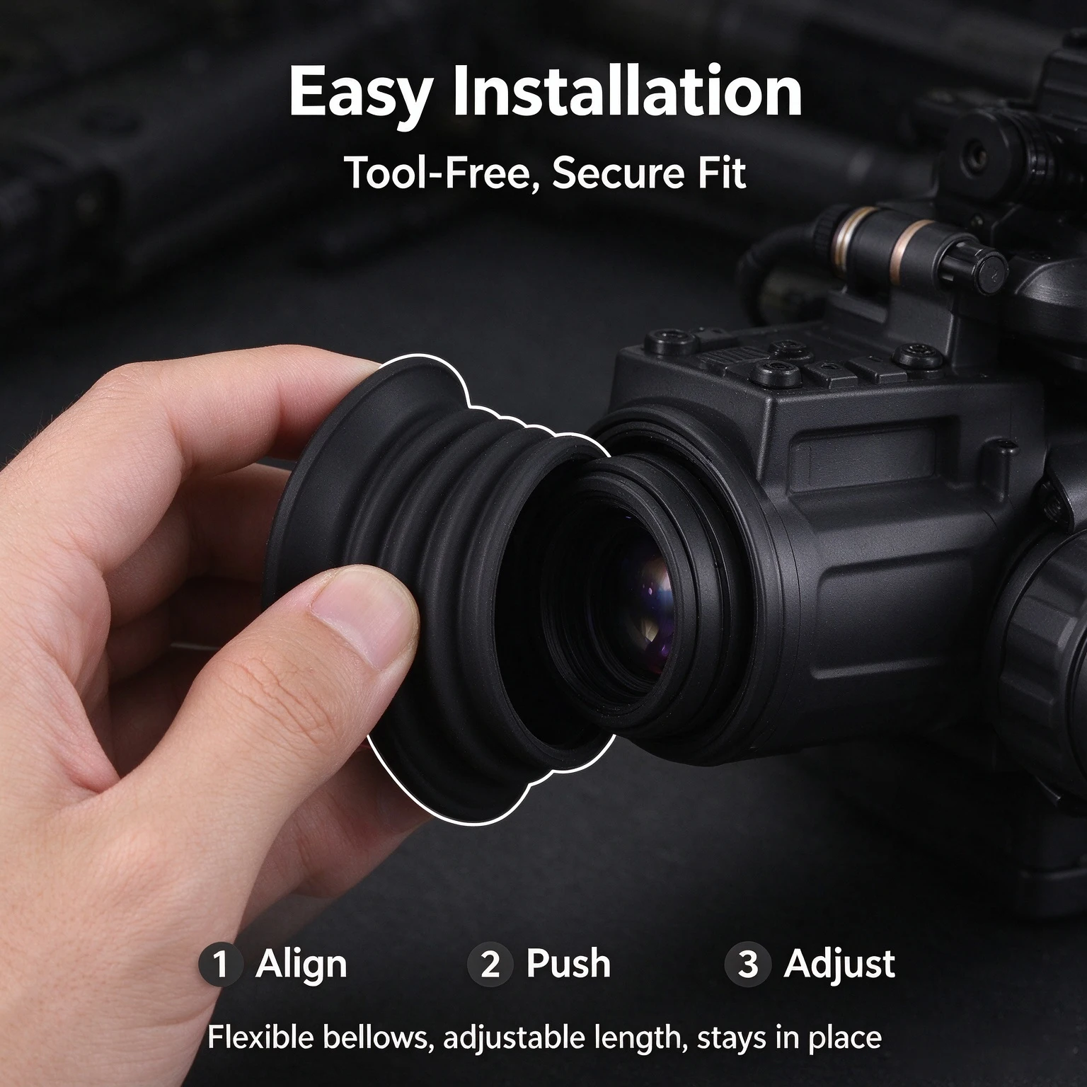 Aluminum Alloy Double Tube Bracket Base Night Vision Thermal Imaging Specialized Accessories for Optics