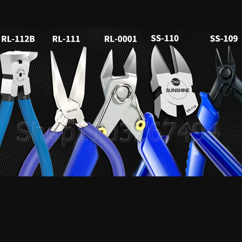 Right Degrees Angle 90 Degrees Cutter Nipper Pliers Tools For Mobile Phone Camera Frame Ring Disassemble Bent-Nose Grip Plier