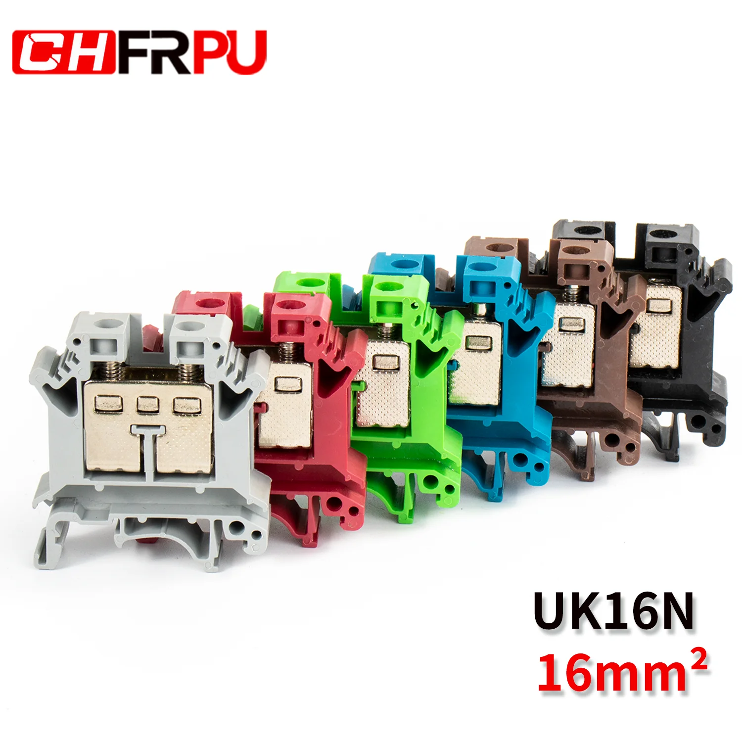 

CHFRPU UK16N Terminal Blocks DIN Rail Mount Screw Terminal Blocks Cable Connectors UK-16N Electrical Control UK 16N Junction Box