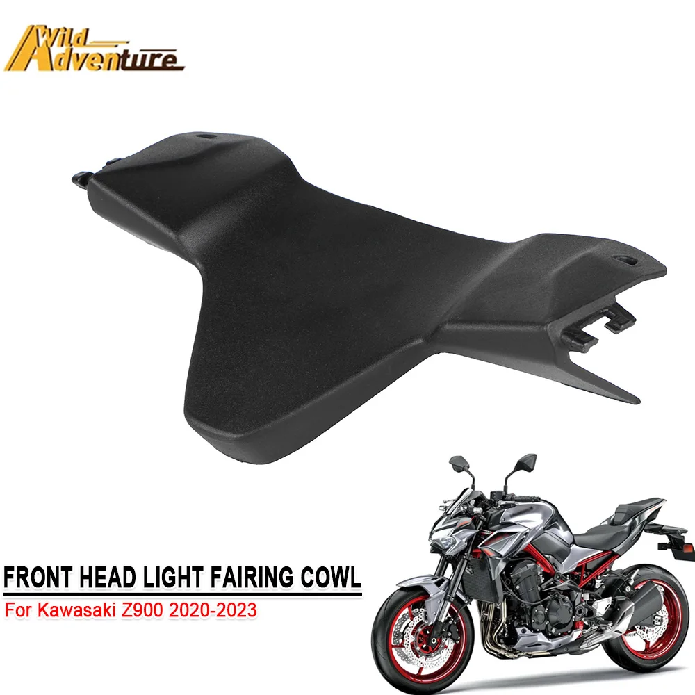 

For Kawasaki Z900 Z 900 2020 2021 2022 2023 Headlight Headlamp Fairing Beak Nose Cone Extension Part Unpainted Headlight Cover