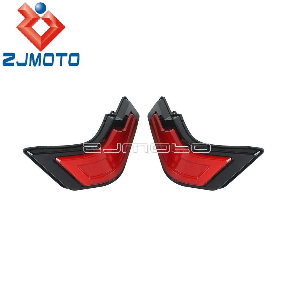 لـ Harley Touring CVO 121 Street Glide FLHXSE FLHX/S Tri Glide Ultra Classic FLHT FLHP FLHR FLTRK حقيبة السرج الخلفية Tour-Pak Light