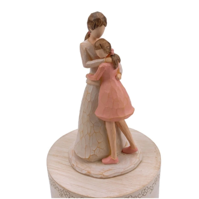 Music Box Gifts  For Mother  Funny Sculpted Musical Figurine Gifts Mother's Day Thanksgiving,Birthday Gifts for Mom and Son