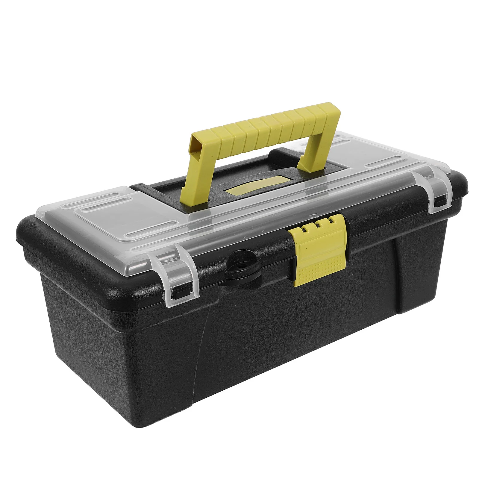 

Heavy Duty Portable Tool Storage Case with Handle Large Capacity ABS Plastic Toolbox for Household Repairing and Organization