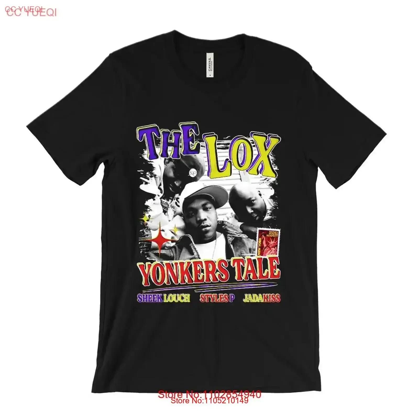 The Lox T Shirt Yonkers Tale Sheek Louch Styles P Jadakiss 90s vntg raptee vintage Washed Soft Comfortable Breathable