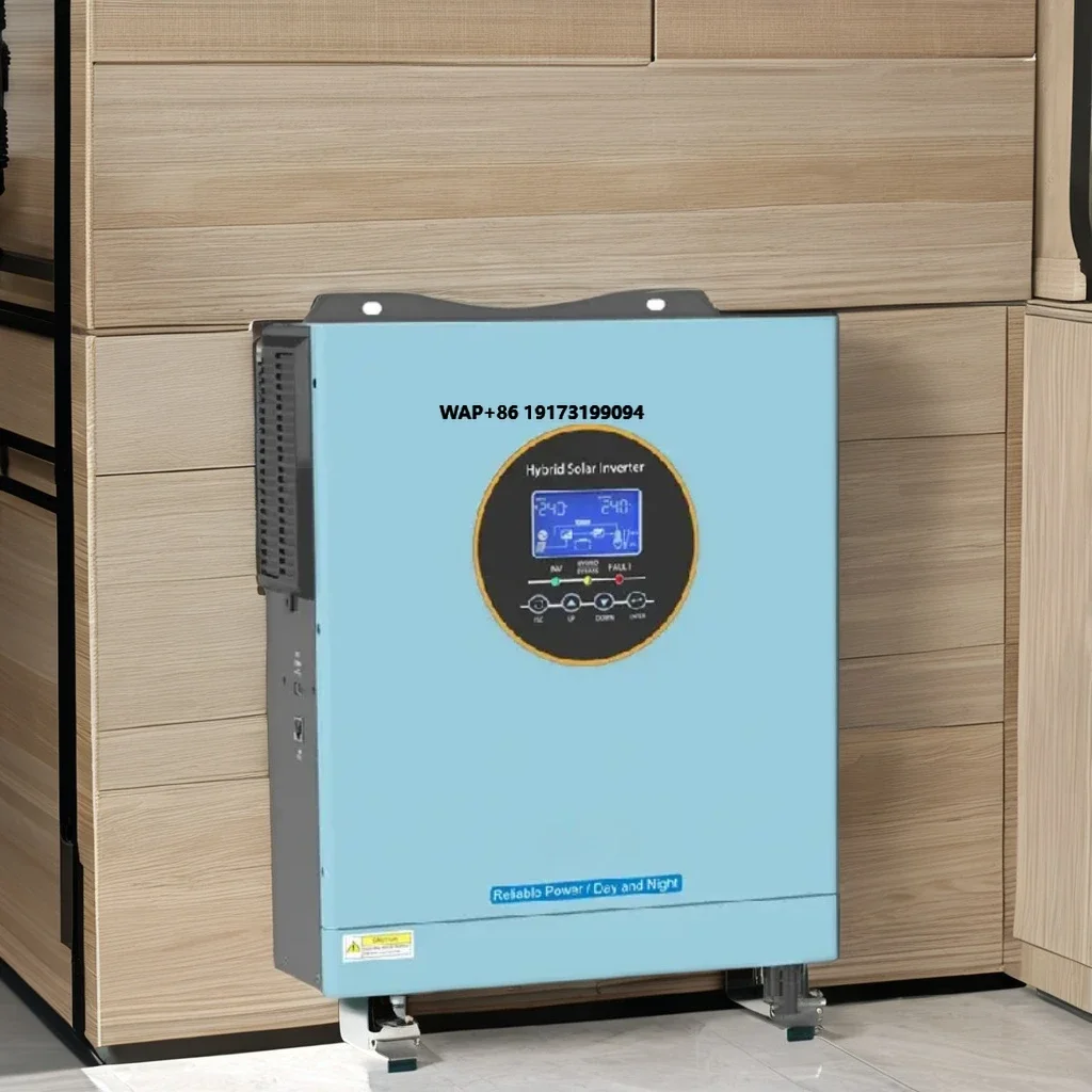 

Гибридный инвертор для хранения солнечной энергии 5.5 кВт, однофазный, 48В DC, чистая синусоида, для Латинской Америки, 120/240В, солнечный