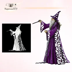 Wizard Magician Merlin Metal Cutting Dies for DIY Scrapbooking Album Paper Cards Decorative Crafts Embossing Die Cuts