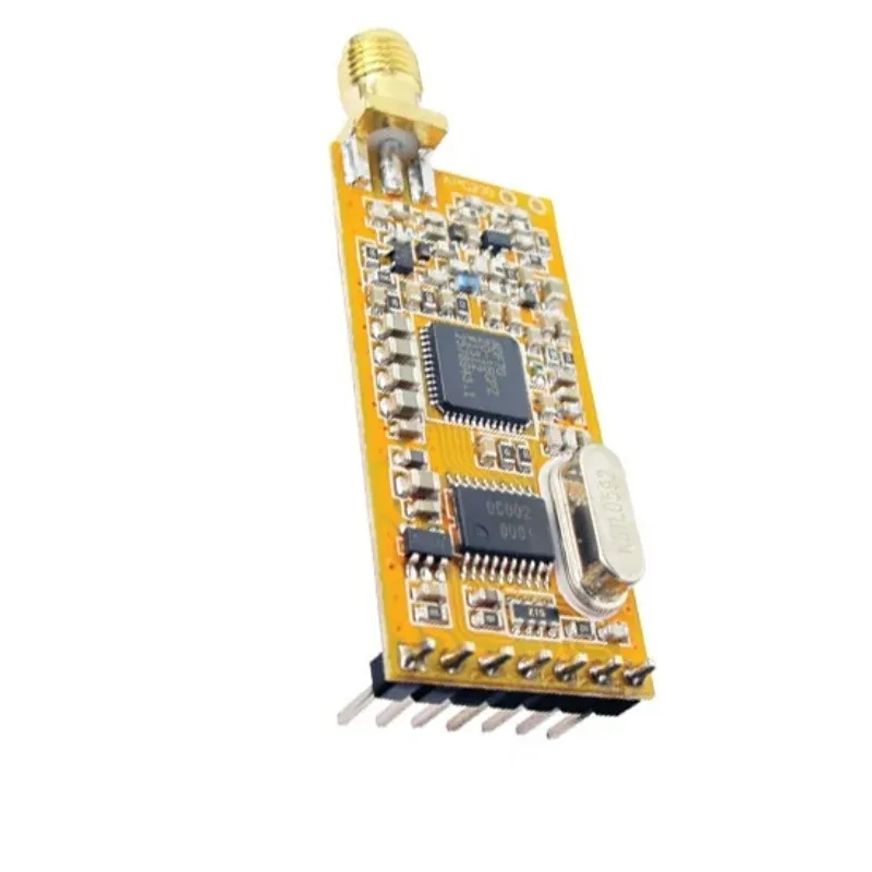 

NewTaidacent High Power ADF70 RF Transceiver 433mhz 100MW Radio Wireless Serial Port Module Wireless Sensor Networks ADF7020