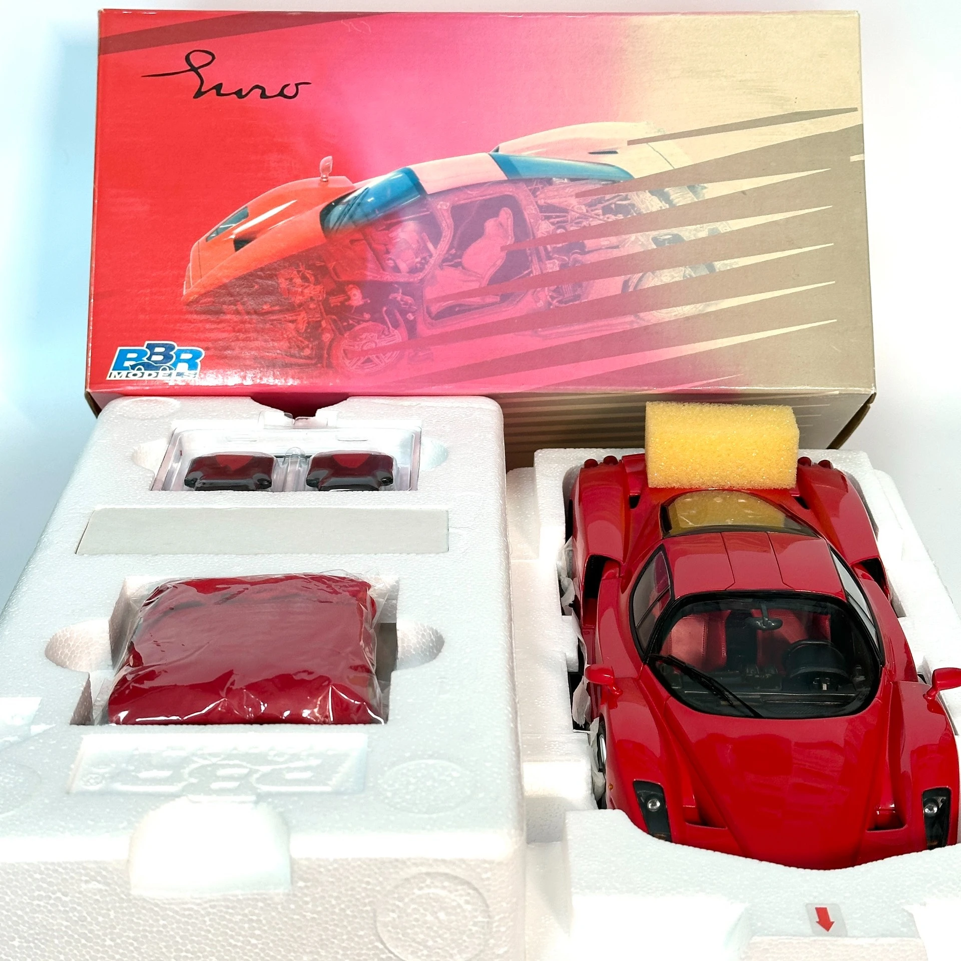 BBR 1:18 Enzo F60 First Edition Simulation Limited Edition All Open Alloy Metal Static Car Model Toy Gift