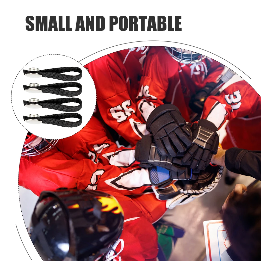

Replacement Single Snap Detachable Under Straps Sports Hard Helmets Durable Aluminum Polyester Safety Hockey Players Labor