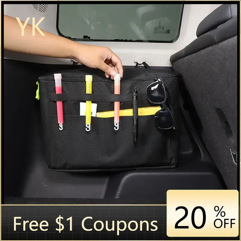 

For Chery Jaecoo 6 J6 ICAR 03 24-25 Oxford Cloth Black Car Trunk Hanging Storage Bag Cargo Tools Tidying Package Car Accessories