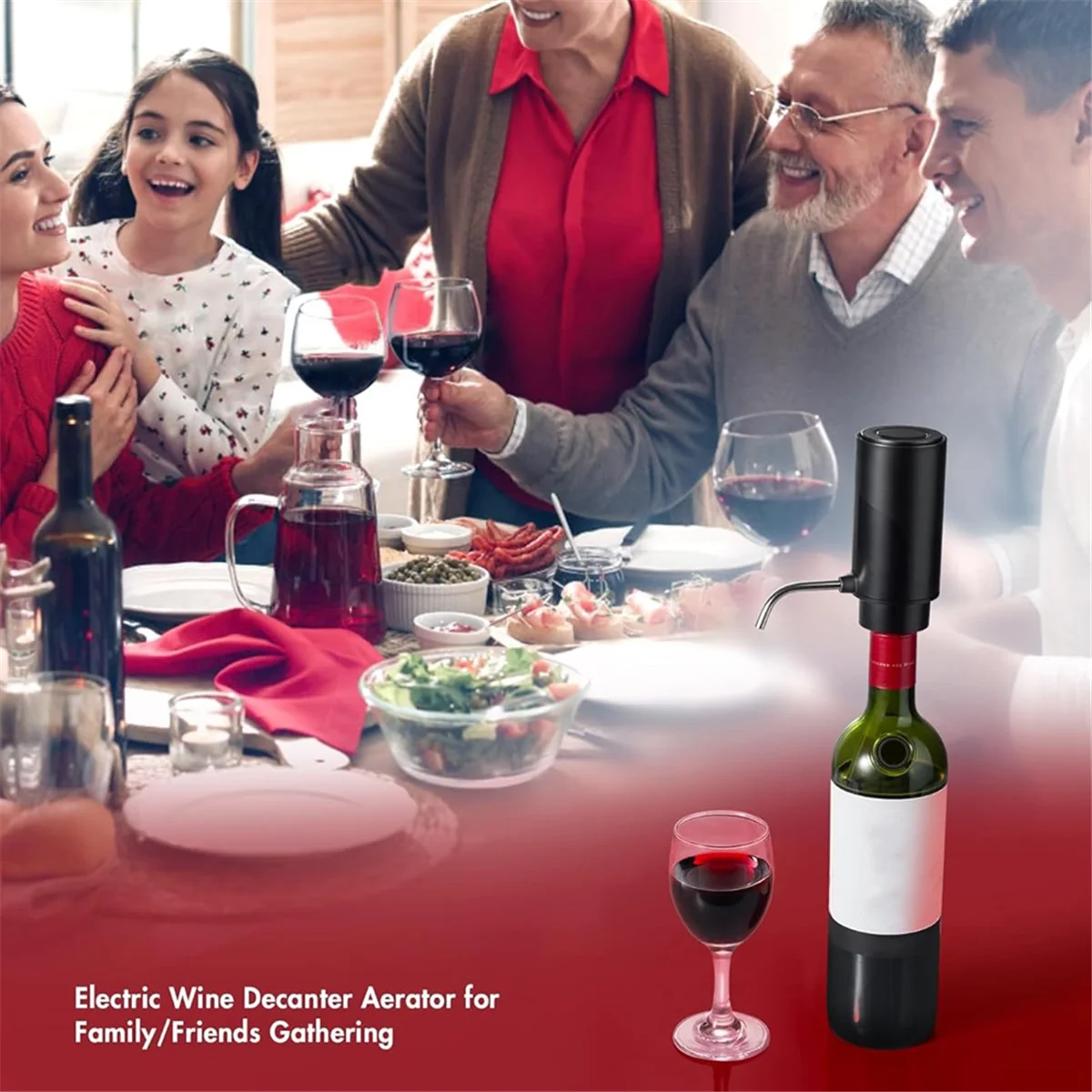 【Offerta esclusiva】Decanter elettrico