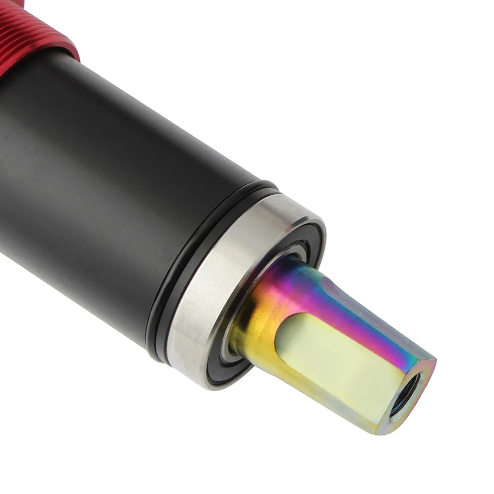 

Titanium Alloy Square Hole Ceramic Central Bike Central 110mm Threaded Folding Fixed Gear Road Durable High Performance