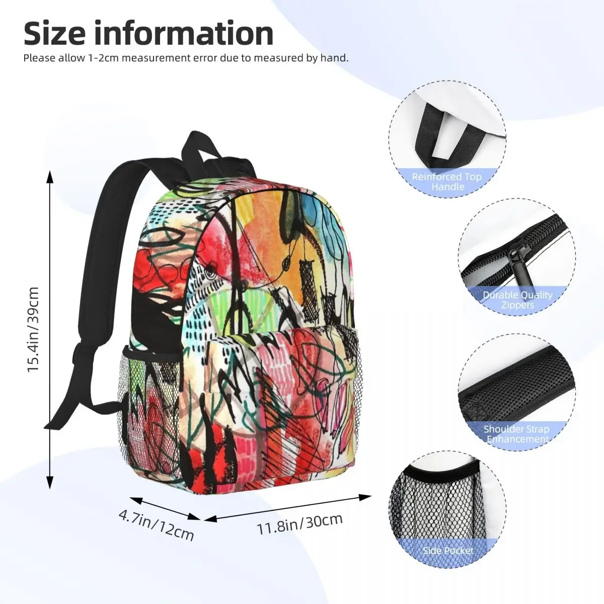 Book Of Fragments Vol2_13 Backpacks Teenager Bookbag Cartoon Students School Bags Laptop Rucksack Shoulder Bag Large Capacity