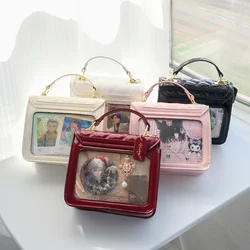 Fashion New PU Ita Bag 2024  Transparent Crossbody Bags Teenage Girls Japanese Simple Sweet Lolita Handbags сумка