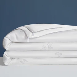 Summer Silk Comforters For Beds 100% Mulberry Silk Filling Soft Warm Silk Blanket Twin Queen King Single Double Size Duvet Quilt
