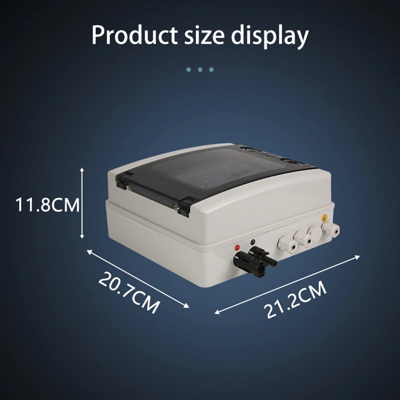 Imagem -04 - Solar pv Combinador Caixas Proteção contra Surge Lightning Caixa de Distribuição dc Impermeável ao ar Livre Montado 600v Ip65 1-in1