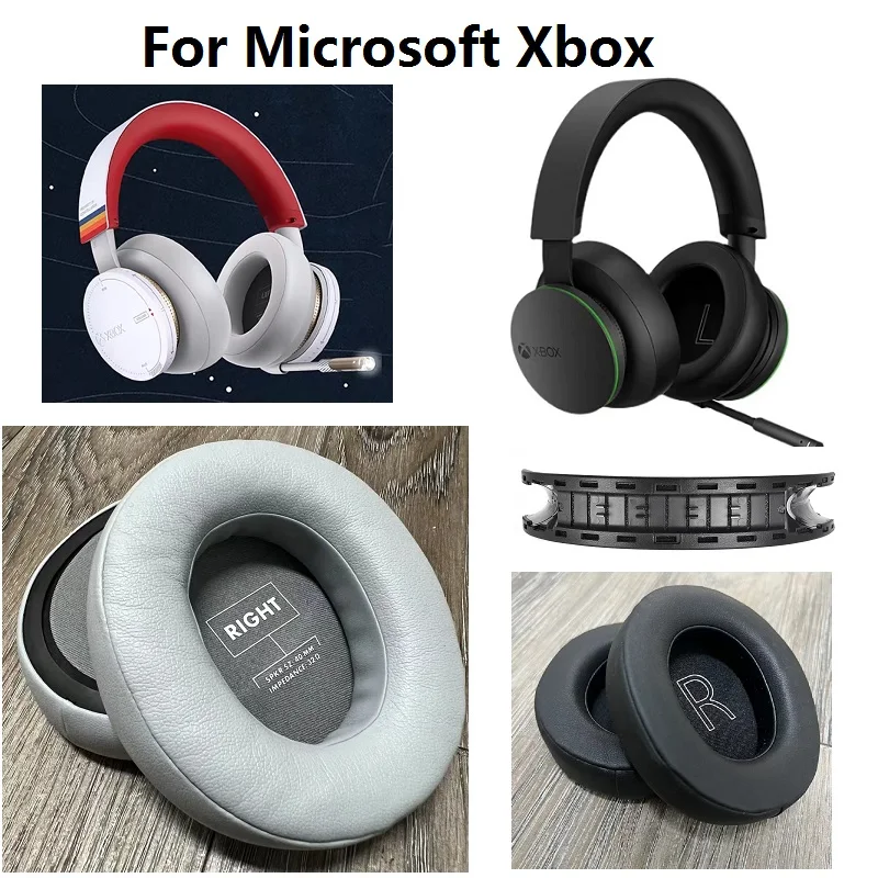 100% Original Ear pads For Microsoft Xbox headphones Replacement Headband Cushion Headband Rubber Ear Covers Earmuff Ear pillows