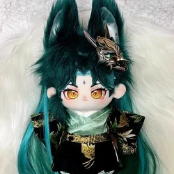 Game Genshin Impact Anime Stuffed Pillow Cute Collectible Doll 20cm Xiao Doll Pillow Kawaii Plush Changing Children's Toy Gifts