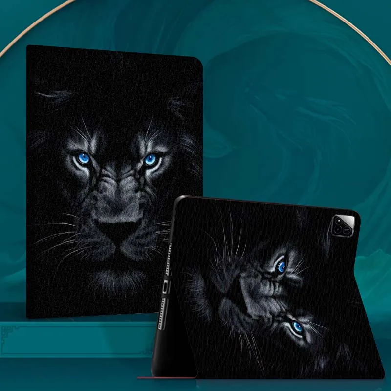 

Lion Dark Popular Cool For Xiaomi Redmi Mi Pad 4 5 6 6s 7 7s SE Pro 2 11 Plus Max 12.4 11 11.2 12.5 8.7 inch Tablet Case